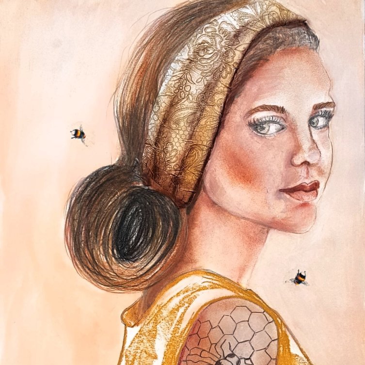 Agnes-McLaughlin-Queen-Bee-art-square