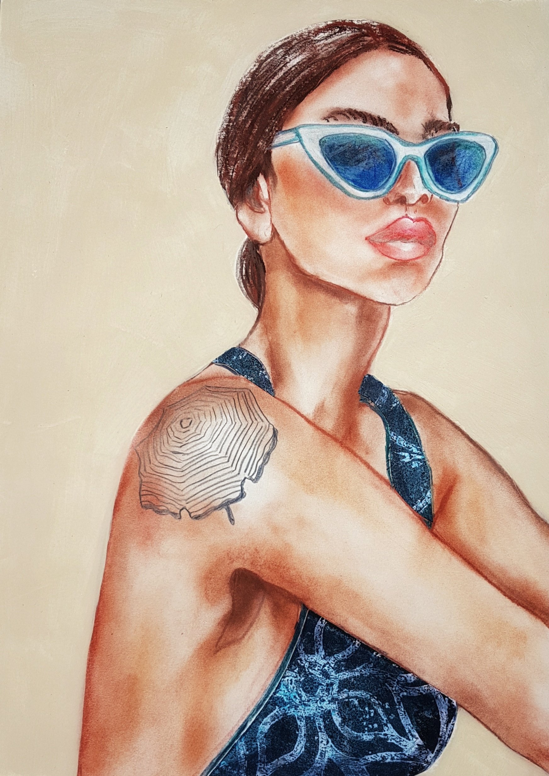 Agnes-McLaughlin-woman-in-sunglasses-art